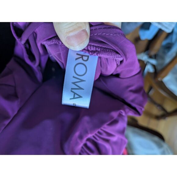 Roma Purple Backless Mini Dress - Picture 4 of 5